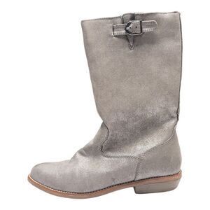 Hanna Anderson Karinne mid-calf zip up boots silver size 5 - new without tags